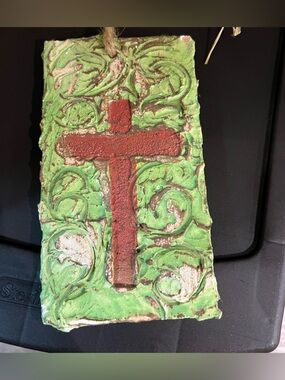 Wooden painted Cross
